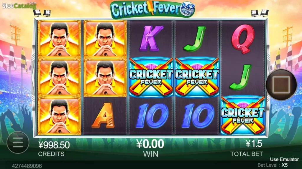 Cricket Fever Slot Game